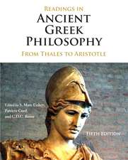 Readings in Ancient Greek Philosophy