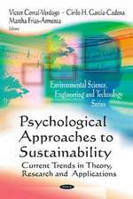 Psychological Approaches to Sustainability