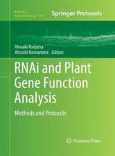 RNAi and Plant Gene Function Analysis: Methods and Protocols