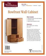 Fine Woodworking's Bowfront Wall Cabinet Plan