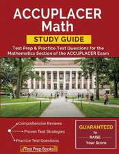 ACCUPLACER MATH SG