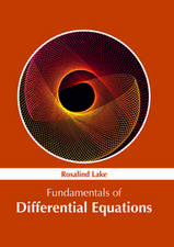 Fundamentals of Differential Equations