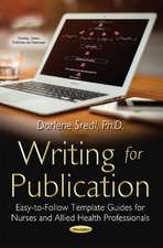 Writing for Publication