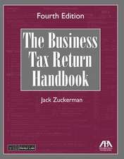 The Business Tax Return Handbook