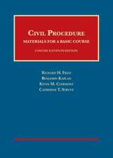 Civil Procedure, Materials for a Basic Course