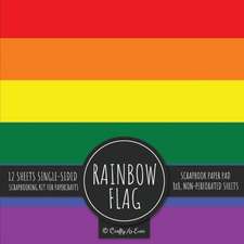 Rainbow Flag Scrapbook Paper Pad