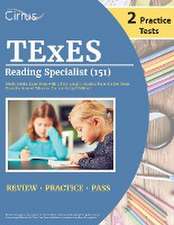 TExES Reading Specialist (151) Study Guide: Exam Prep with 2 Full-Length Practice Tests for the Texas Examinations of Educator Standards [3rd Edition]