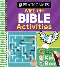 Brain Games Wipe-Off - Bible Activities (for Kids Ages 3-6)