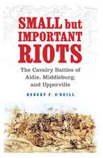 Small but Important Riots: The Cavalry Battles of Aldie, Middleburg, and Upperville