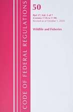 Code of Federal Regulations, Title 50 Wildlife and Fisheries 17.96-17.98, Revised as of October 1, 2020