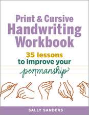 Print and Cursive Handwriting Workbook