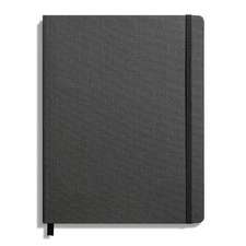 Shinola Journal, Soft Linen, Plain, Charcoal Gray (7x9)