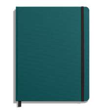 Shinola Journal, HardLinen, Plain, Dark Teal (7x9)