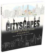 Cityscapes Glow in the Dark Coloring