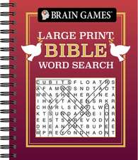 Brain Games - Large Print Bible Word Search (Red)