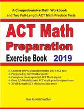 ACT Math Preparation Exercise Book