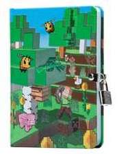 Minecraft: Mobs Glow-In-The-Dark Lock & Key Diary