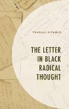 Sithole, T: Letter in Black Radical Thought