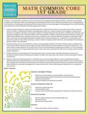 Math Common Core 1st Grade (Speedy Study Guide)