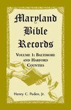 Maryland Bible Records, Volume 1