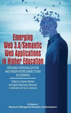 Emerging Web 3.0/ Semantic Web Applications in Higher Education