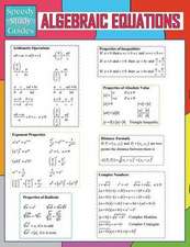 Algebraic Equations (Speedy Study Guides)