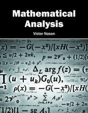 Mathematical Analysis