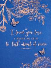 Jane Austen If I Loved You Less Embellished Card