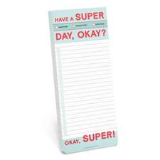 Knock Knock Have a Super Day Make-a-List Pads