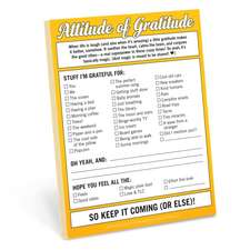 Knock Knock Attitude of Gratitude Nifty Note Pad