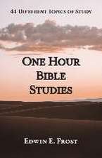 One Hour Bible Studies: 44 Different Topics of Study