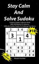 Stay Calm And Solve Sudoku #18