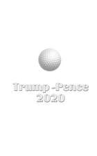 Trump Pence 2020 Golf Journal Sir Michael Huhn designer edition