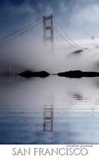 San Francisco stunning golden gate bridge reflections Blank white page Creative Journal