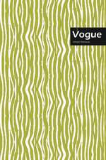 Vogue Lifestyle, Animal Print, Write-in Notebook, Dotted Lines, Wide Ruled, Medium Size 6 x 9 Inch, 144 Sheets (Beige)