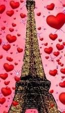 Paris eiffel tower glitter glitter red hearts creative blank journal sir Michael designer edition