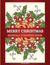 Merry Christmas Mandala Coloring Book