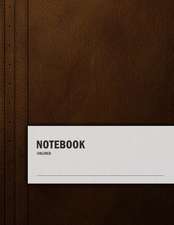 Unlined Notebook