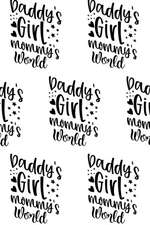 Daddy's Girl, Mommy's World Composition Notebook - Small Ruled Notebook - 6x9 Lined Notebook (Softcover Journal / Notebook / Diary)