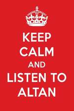 Keep Calm and Listen to Altan: Altan Designer Notebook