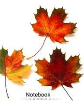 Notebook: Composition Style Notebook for Fall