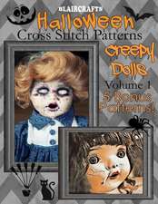 Halloween Cross Stitch Patterns: Creepy Dolls Volume 1: 5 Bonus Patterns