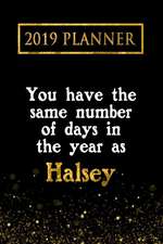 2019 Planner: You Have the Same Number of Days in the Year as Halsey: Halsey 2019 Planner