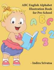 ABC English Alphabet Illustration Book for Pre-School