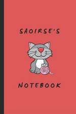 Saoirse's Notebook: Personalised Notepad for a Girl Named Saoirse