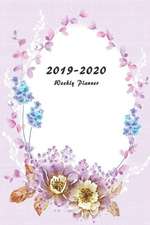 2019-2020 Weekly Planner: Two Year Planner 6 X 9 with To-Do List (Floral Cover Volume 2)