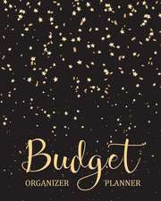 Budget Planner Organizer: Gold Star 12 Month Financial Planning Journal, Monthly Expense Tracker and Organizer, Home Budget Book