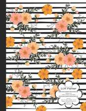 Flowers & Stripes 2019 Planner Organize Your Weekly, Monthly, & Daily Agenda: Features Year at a Glance Calendar, List of Holidays, Motivational Quote