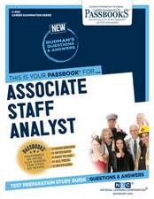 Associate Staff Analyst (C-1552): Passbooks Study Guide Volume 1552