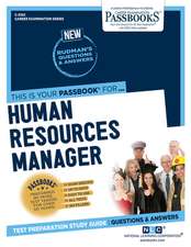 Human Resources Manager (C-2102): Passbooks Study Guide Volume 2102